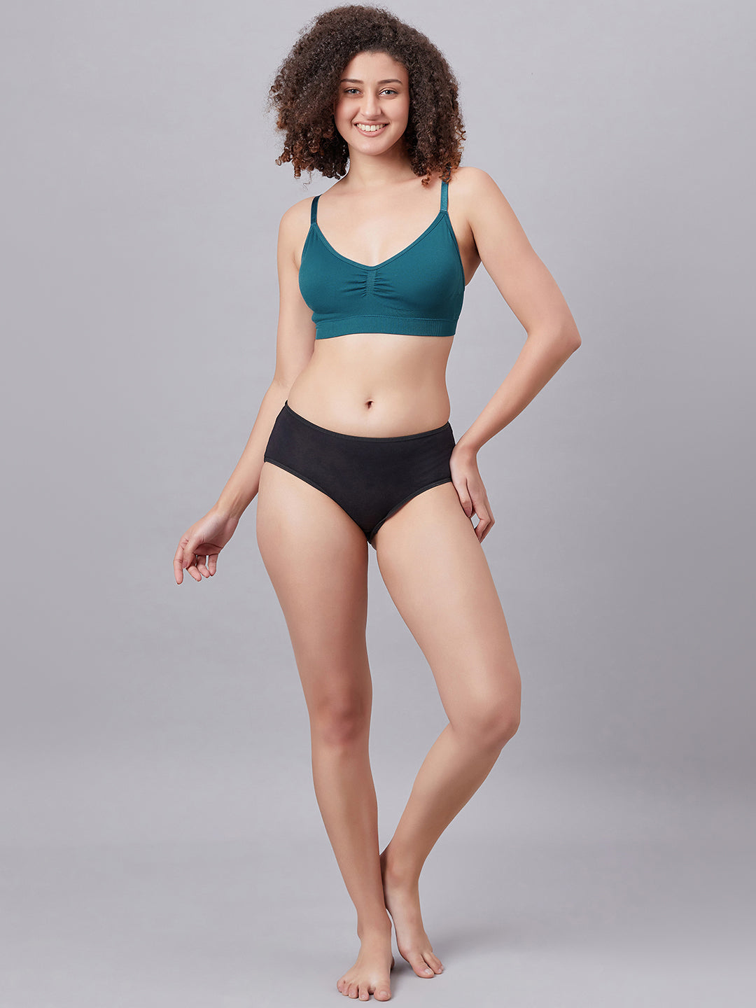 Seamless Wire free With removable pads Medium coverage Everyday Bra