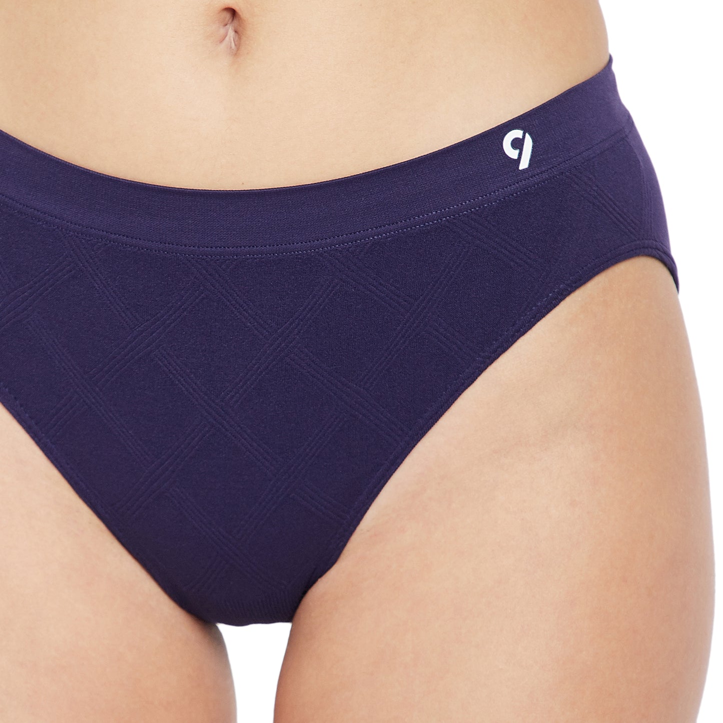 Seamlesaa Women Solid Mid Waist Multi-Colour Briefs Pack Of 6