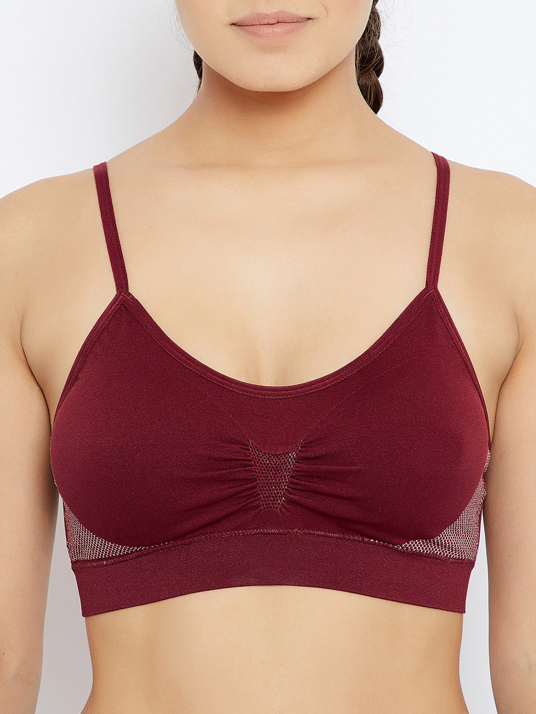 Seamless Wire free with Removable pads Medium coverage Basic Bra