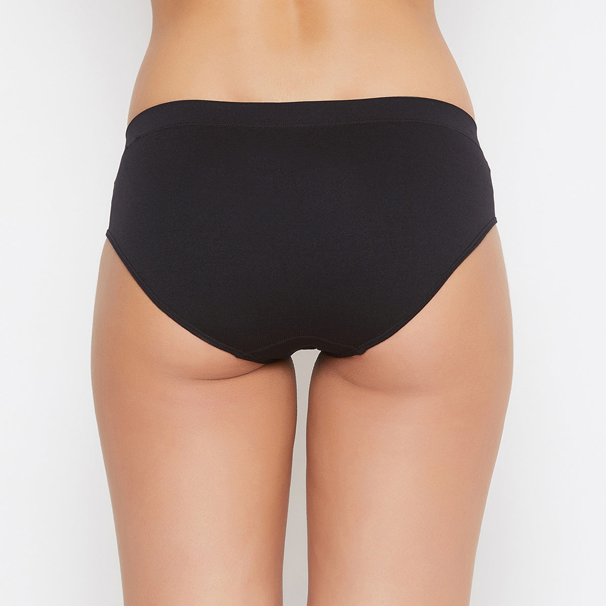 Seamless Solid Multi Colour Mid Waist Bikini For Women Pack Of 6