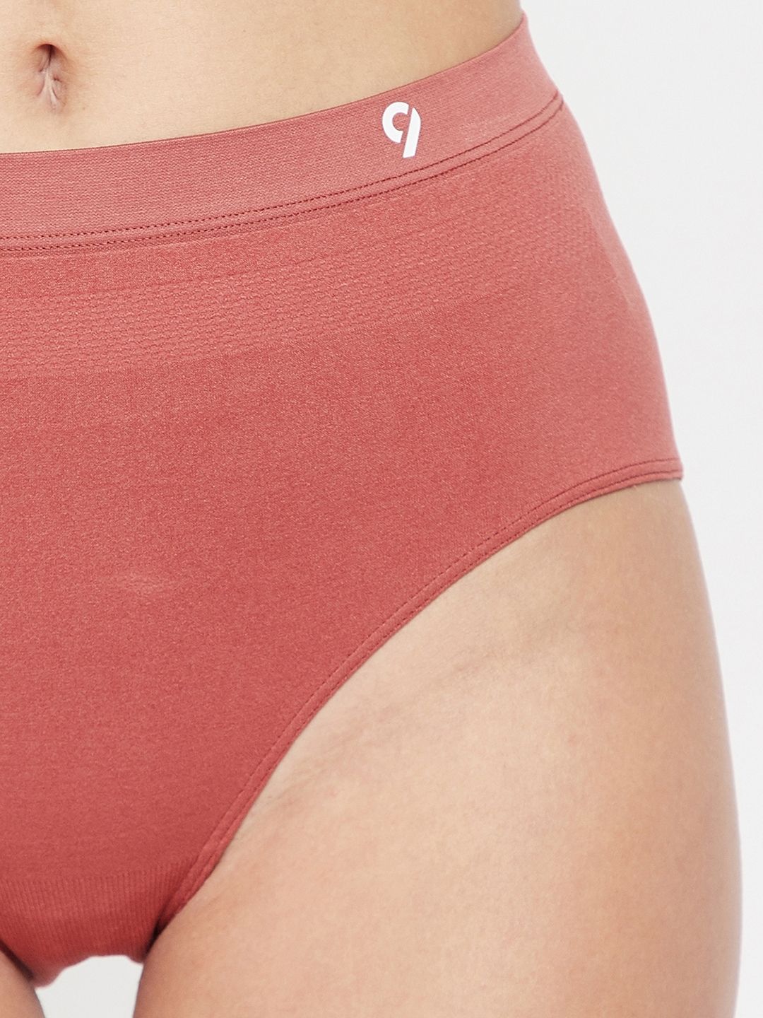 Seamless High wasit solid Hipster briefs For Women's