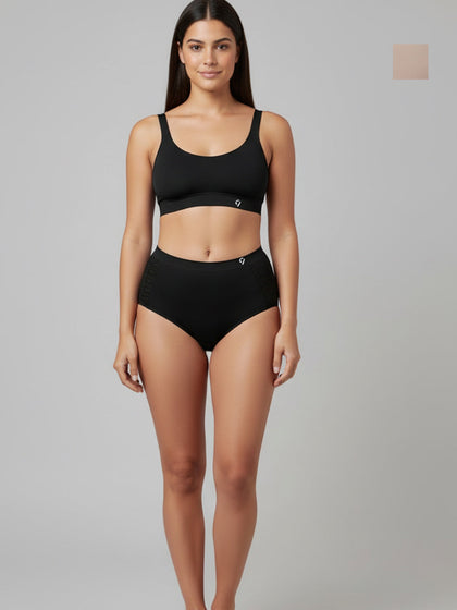 Seamless Women's High Rise Breathable & Comfort Hipster (Pack Of 2)