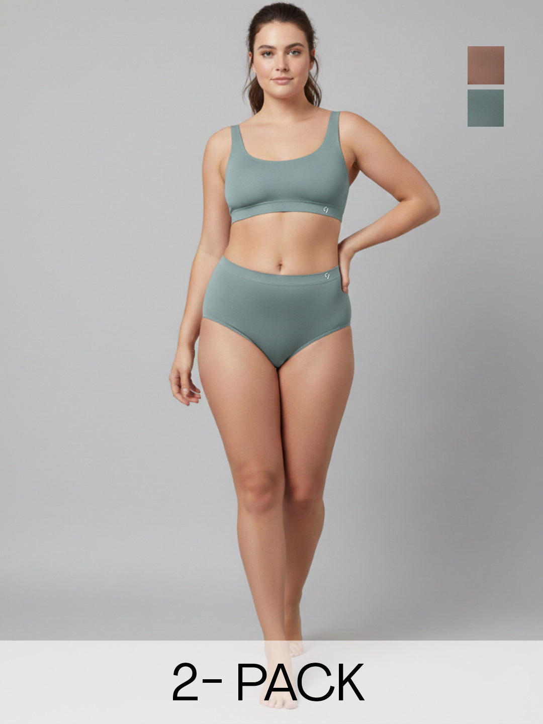 Seamless Women's Hipster Soft Breathable & Comfort Briefs (Pack of 2)