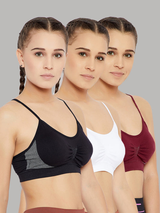 C9 AIRWEAR Women Seamless Basic Bra (Pack of 3)