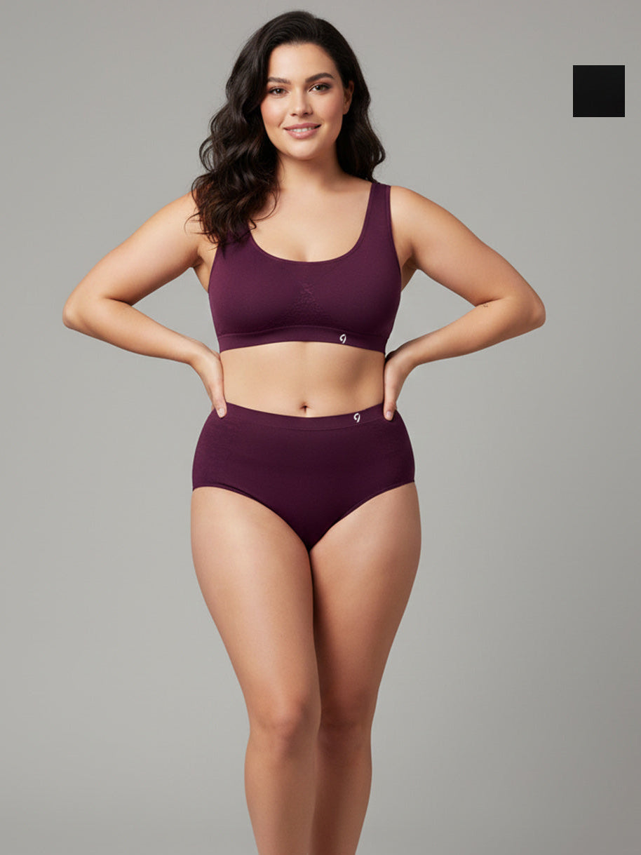 Women's Seamless Comfort & Breathable Hipster (Pack Of 2)