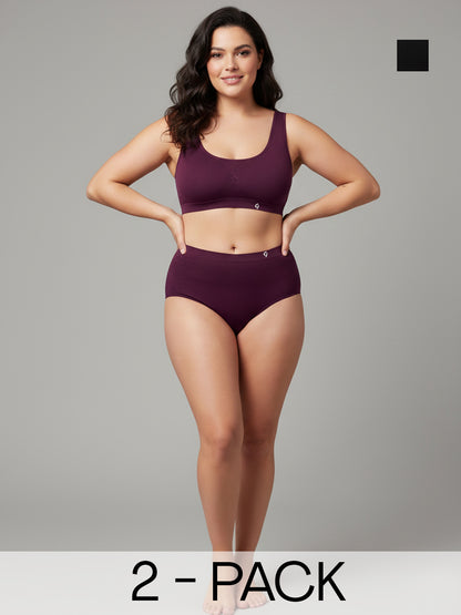 Women's Seamless Comfort & Breathable Hipster (Pack Of 2)