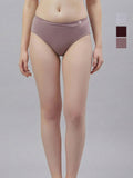 Women Seamless Ultra Soft & Comfort Mid Rise Panties (Pack Of 3)