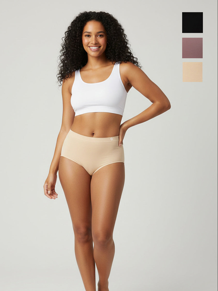 Seamless Soft Stretch Hipster Briefs for Women
