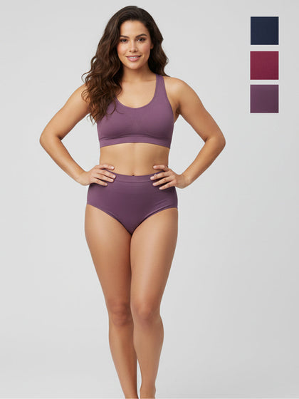 Seamless Soft Stretch Hipster Briefs for Women