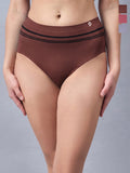 Women Pack of 3 Seamless High-Rise Sweat Absorbing Hipsters Briefs