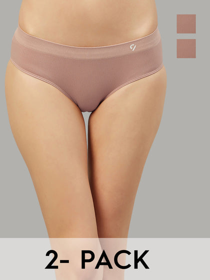 C9 Airwear Ribbed Panty - Blue - Pack of 2