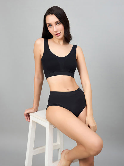 Seamless Women’s High-Rise Soft & Lightweight Hipster Briefs (Pack of 3)