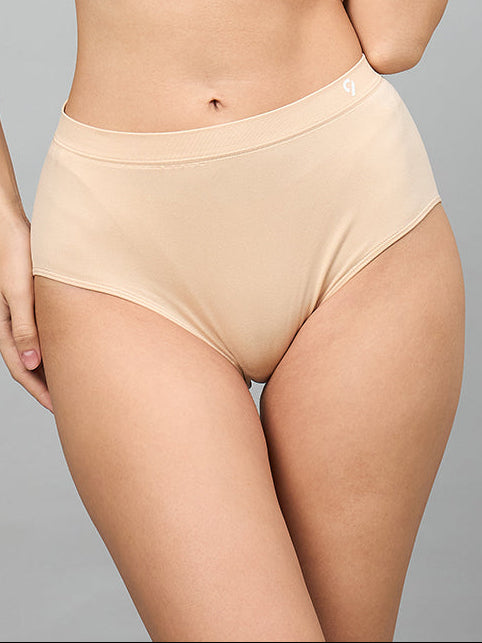 Seamless Women’s High-Rise Soft & Lightweight Hipster Briefs (Pack of 3)