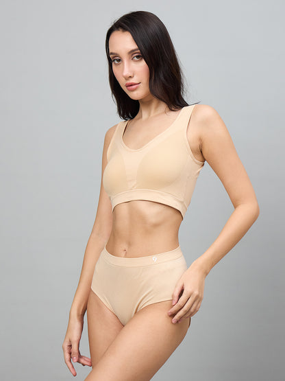 Seamless Women’s High-Rise Soft & Lightweight Hipster Briefs (Pack of 3)