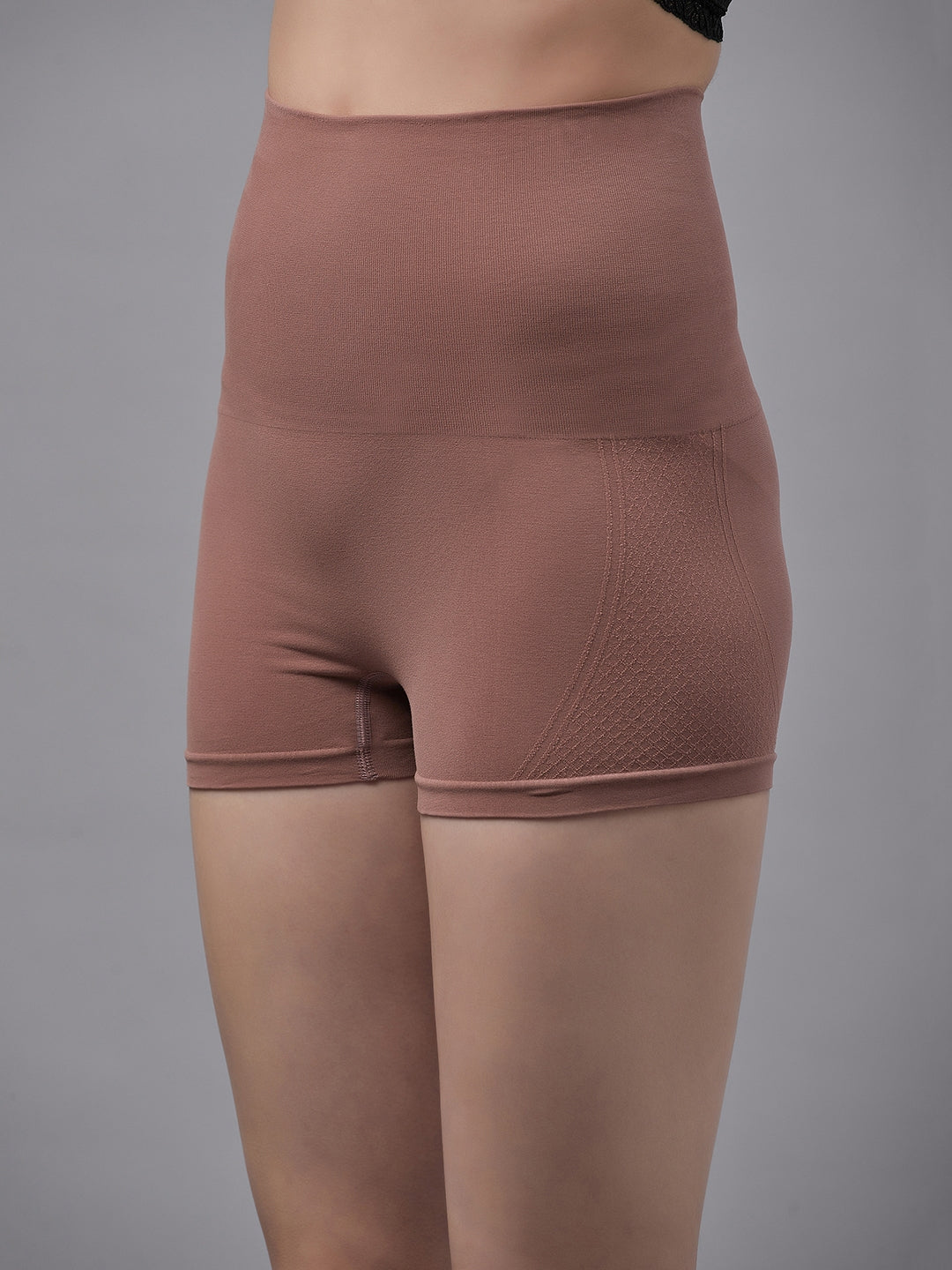 Seamless Cotton Shaping Boy leg - Brown