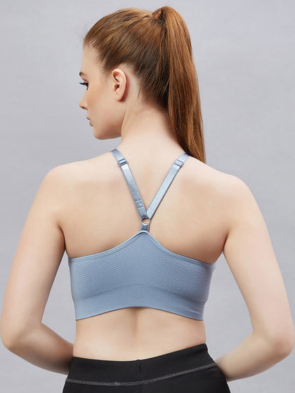 Active Cross Back Seamless Full Coverage Sport Bra for women