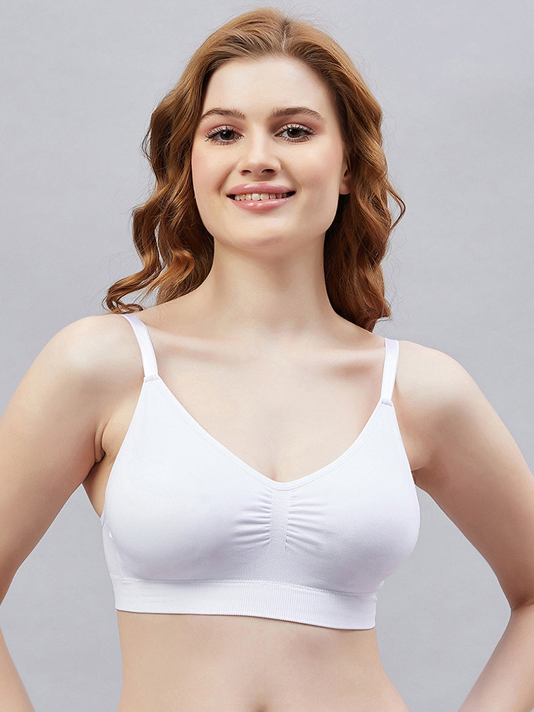 Seamless Wire free With removable pads Medium coverage Everyday Bra