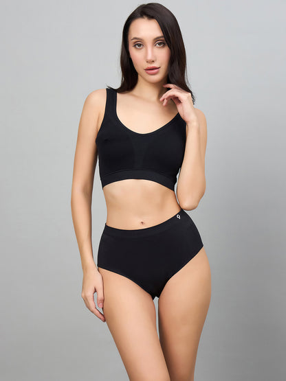 Seamless Women’s High-Rise Soft & Lightweight Hipster Briefs (Pack of 3)