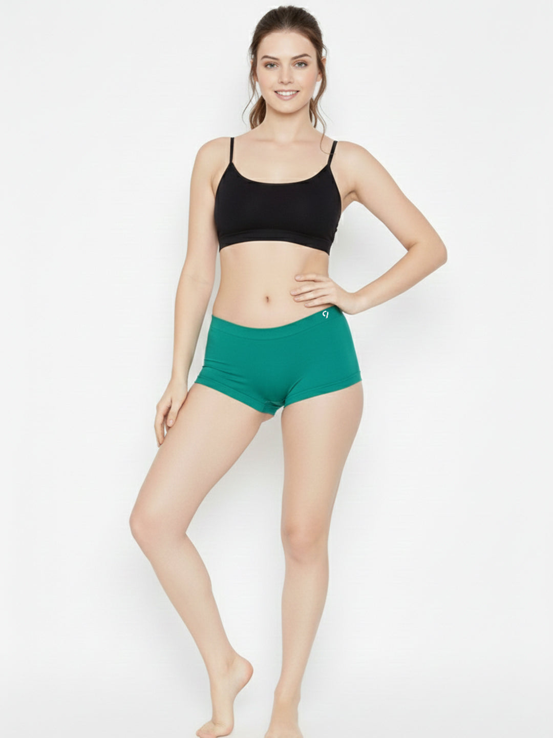 C9 Airwear Women Pack of 2 Seamless Boy Shorts Breathable 4-Way Stretch & Soft Waistband