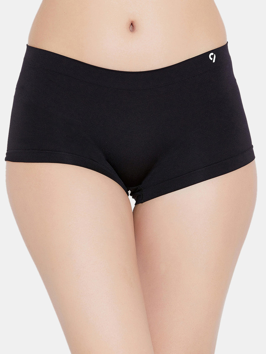Seamless Solid Female Boyshorts Panties - Pack of 2
