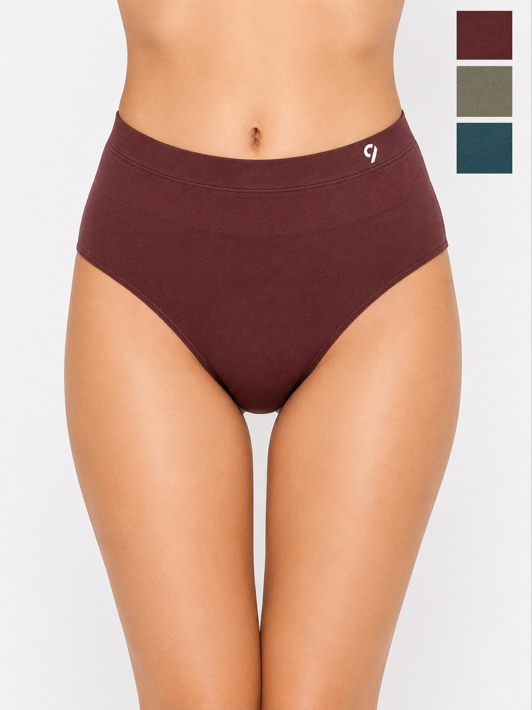 Women Seamless Assorted High-Rise Soft Stretch Hpster panty Briefs (Pack of 3)
