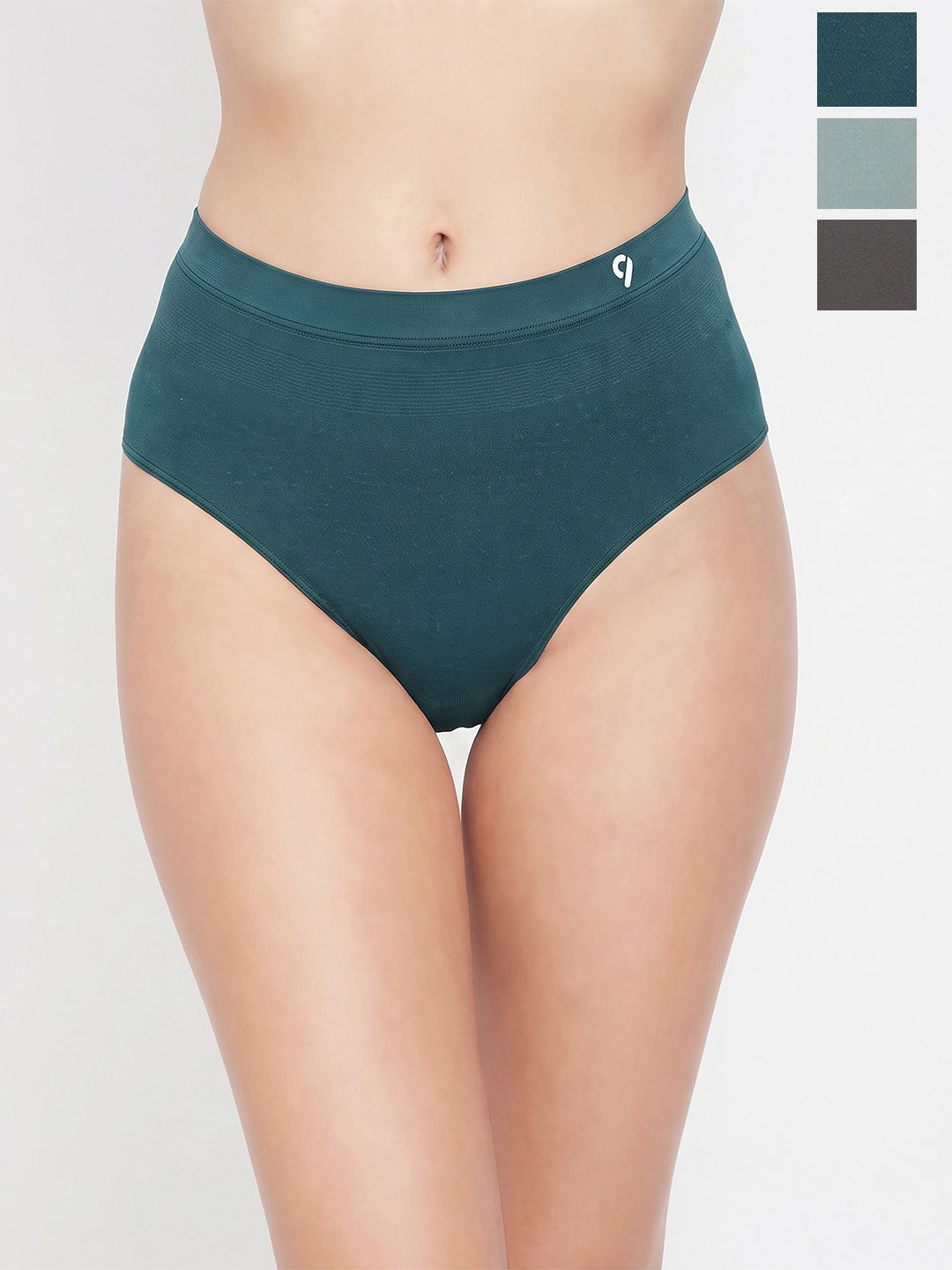 Women Pack of 3 Seamless High-Rise Sweat Absorbing Hipsters Briefs