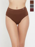 Women Pack of 3 Seamless High-Rise High-Coverage Hipsters