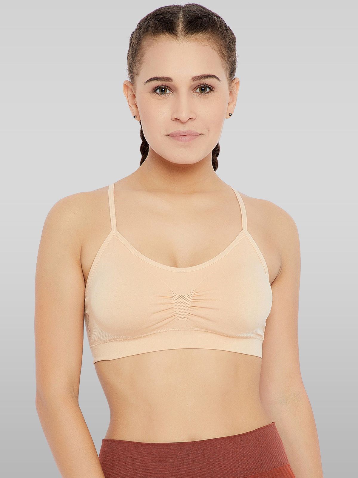 Seamless Wire free with Removable pads Medium coverage Basic Bra