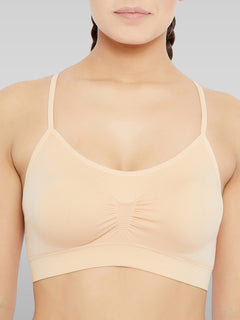 Seamless Wire free with Removable pads Medium coverage Basic Bra