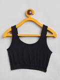 Seamless Solid  Regular Basic Bra For Girls