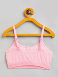 Seamless Solid Wire Free Ribbed Structure Basic Bra for Women