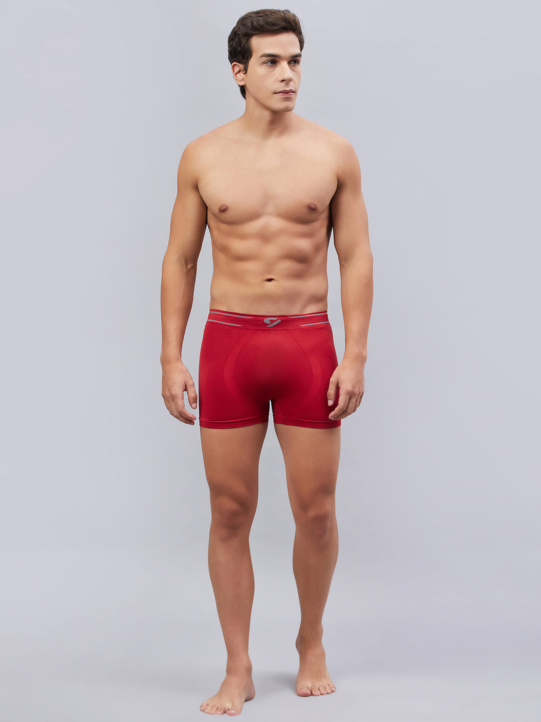 C9 Airwear Red Seamless Trunk For Men