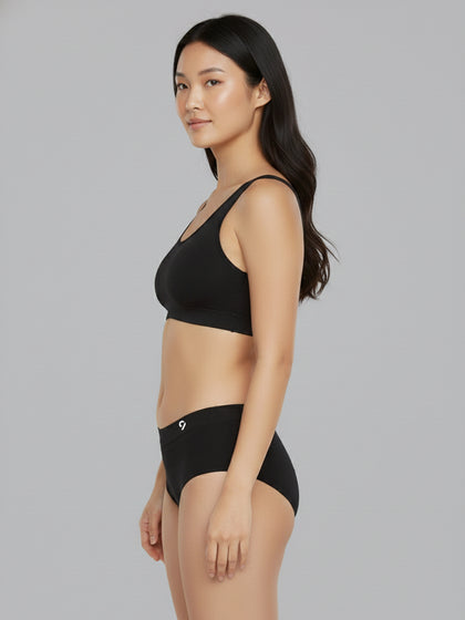 Women Seamless Mid-Rise Lightweight & Breathable Briefs (Pack Of 3)