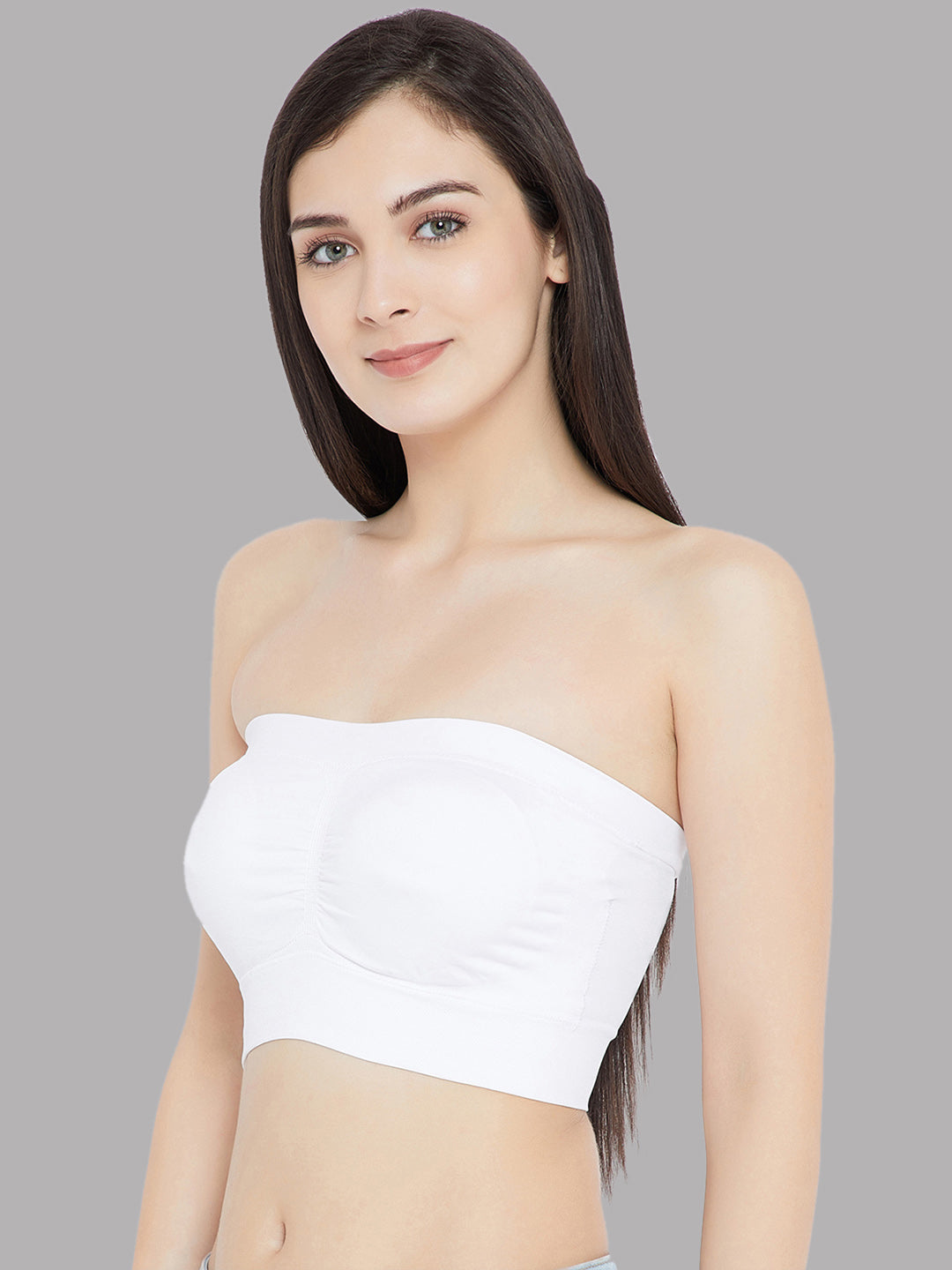 C9 AIRWEAR Seamless  White & Nude Tube Bra (Pack of 2)