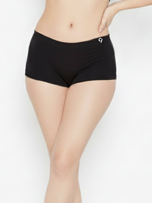 Women Seamless Boy Shorts Breathable & Soft Waistband(Pack Of 2)