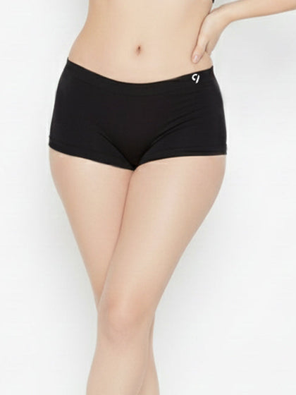 Women Seamless Boy Shorts Breathable & Soft Waistband(Pack Of 2)