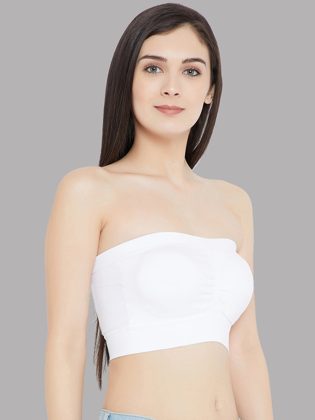 C9 AIRWEAR Seamless  White & Nude Tube Bra (Pack of 2)