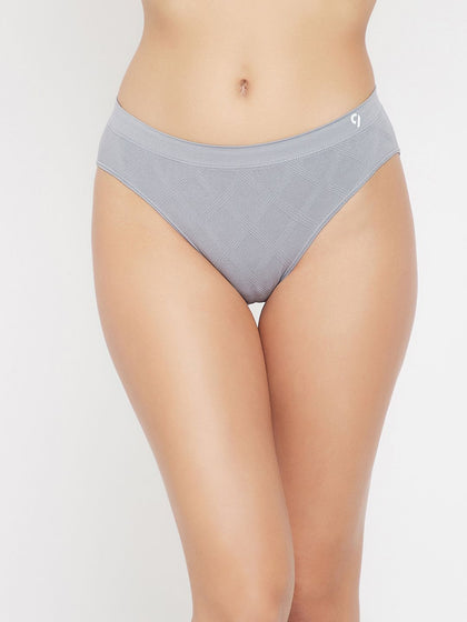 Seamless Solid  Mid Waist Women's Multicolor Panties