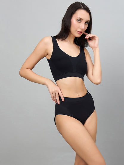 Seamless Women’s High-Rise Soft & Lightweight Hipster Briefs (Pack of 3)