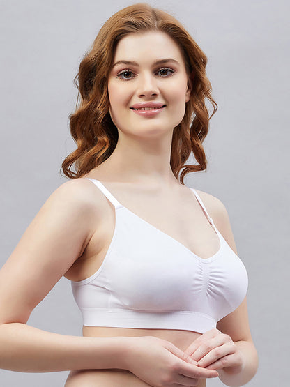 Seamless Wire free With removable pads Medium coverage Everyday Bra