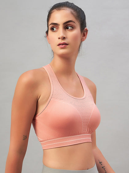 Seamless Women's Active Sports Bra with Pads