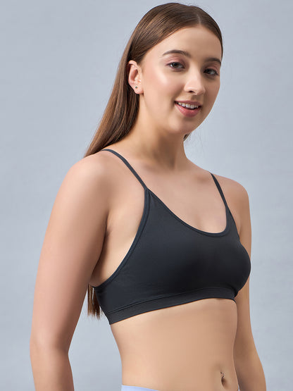 Solid 4-Way Stretch Seamless Lightly Padded Teen Bra Pack Of 2