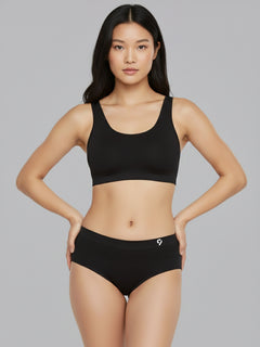 Women Seamless Mid-Rise Lightweight & Breathable Briefs (Pack Of 3)