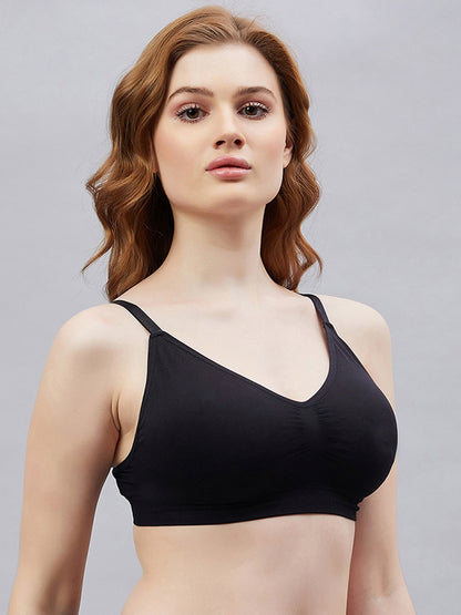 Seamless Wire free With removable pads Medium coverage Everyday Bra