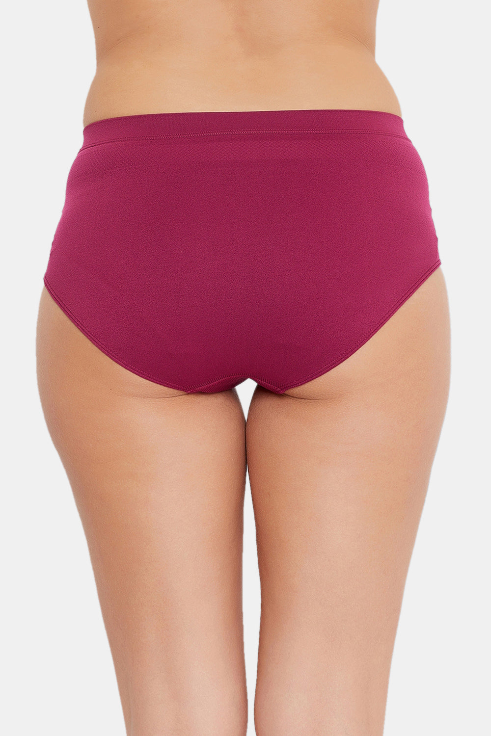 Seamless Mid Waist Multi-Colour Solid Briefs For Women