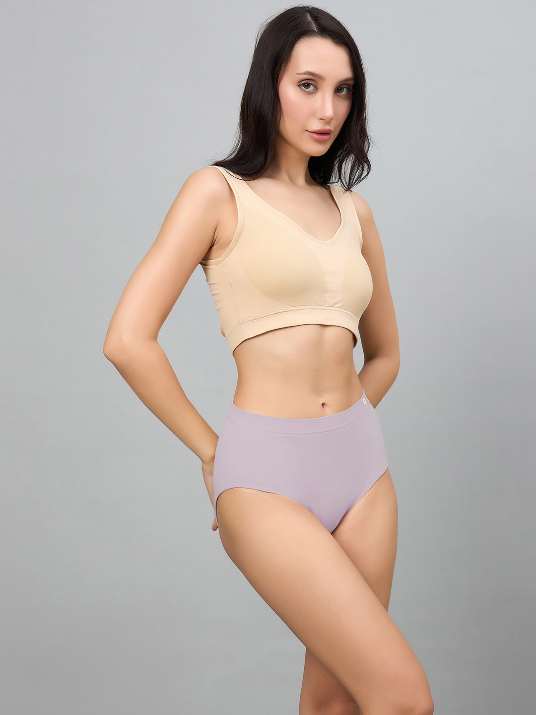 Seamless  High-Rise Soft & Lightweight Hipster Briefs (Pack of 3)