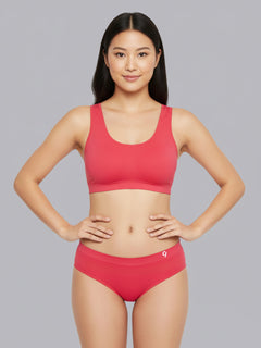 Women Seamless Mid-Rise Lightweight & Breathable Briefs (Pack Of 3)