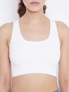 Seamless Low Impact Racer Back Sports Bra For Women