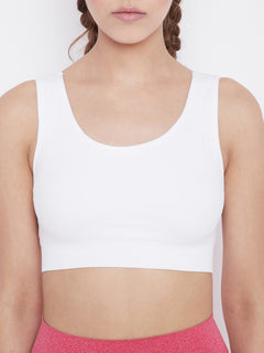Seamless Solid women's seamless Sports Bra - Nude