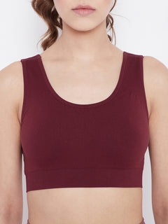 Seamless Solid women's seamless Sports Bra - Nude